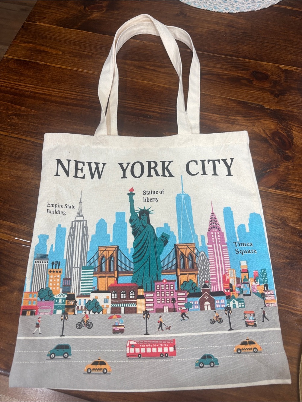 New York City Canvas Tote Bag